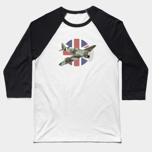 Hawker Tempest British WW2 Airplane Baseball T-Shirt